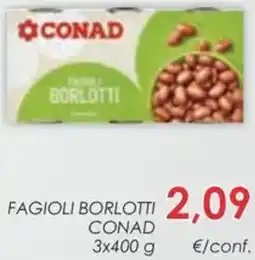 Conad Fagioli borlotti CONAD offerta
