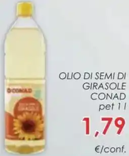 Conad Olio di semi di girasole CONAD offerta