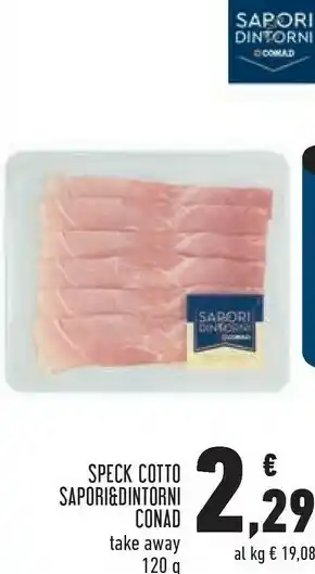 Conad Sapori & dintorni conad speck cotto offerta