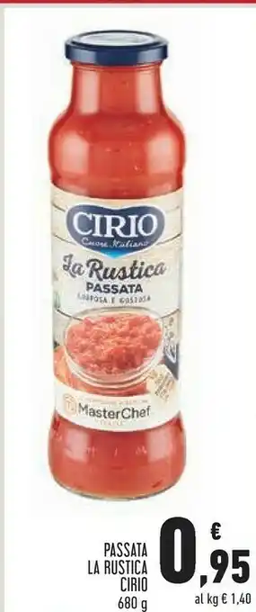 Conad La rustica passata 680 g(ml) offerta