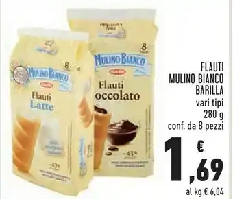 Conad Flauti al latte 280 g(ml) offerta
