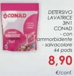 Conad Detersivo lavatrice 3in1 CONAD offerta