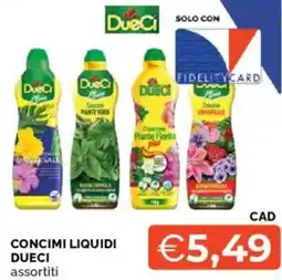 Mercatò Concimi liquidi DUECI offerta