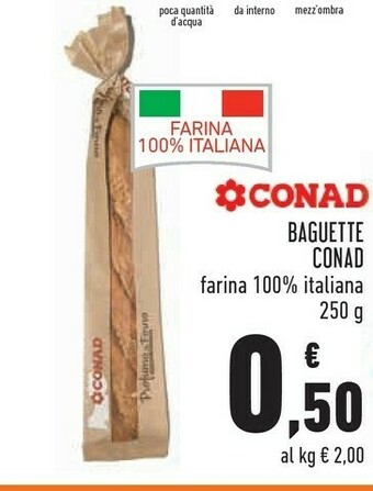 Conad Conad - baguette 250 g offerta