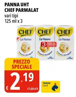 Tigros Panna uht chef PARMALAT offerta