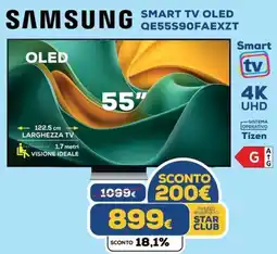 Euronics SAMSUNG SMART TV OLED QE55S90FAEXZT offerta