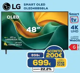 Euronics LG SMART OLED OLED48B56LA offerta