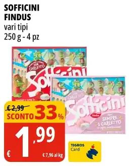 Tigros Sofficini FINDUS offerta