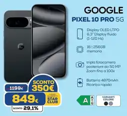 Euronics GOOGLE PIXEL 10 PRO 5G offerta