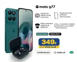 Euronics motorola moto g77 offerta