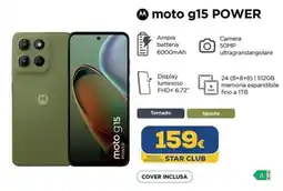 Euronics motorola moto g15 POWER offerta