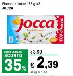 Iper La Grande Fiocchi di latte JOCCA offerta