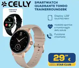 Euronics Celly smartwatch quadrante tondo TRAINERROUND2BK offerta