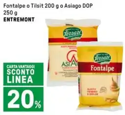 Iper La Grande Fontalpe o Tilsit o Asiago DOP ENTREMONT offerta