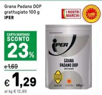 Iper La Grande Grana Padano DOP grattugiato IPER offerta