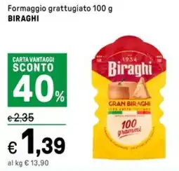 Iper La Grande Formaggio grattugiato BIRAGHI offerta
