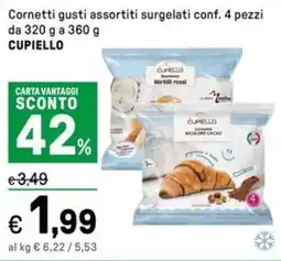 Iper La Grande Cornetti surgelati CUPIELLO offerta