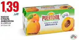 Eurospin Puertosol succo e polpa albicocca offerta