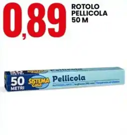 Eurospin SISTEMA casa Pellicola Rotolo pellicola 50 m offerta