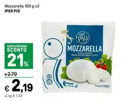 Iper La Grande Mozzarella IPER PIÙ offerta