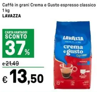 Caffè in grani Crema e Gusto espresso classico LAVAZZA
