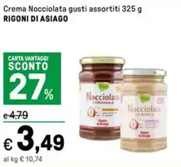 Iper La Grande Crema Nocciolata RIGONI DI ASIAGO offerta