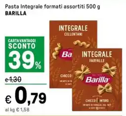 Iper La Grande Pasta IntegraleBa INTEGRALE BARILLA offerta