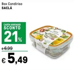 Iper La Grande Box Condiriso SACLÁ offerta