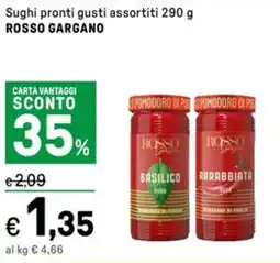 Iper La Grande Sughi pronti ROSSO GARGANO offerta