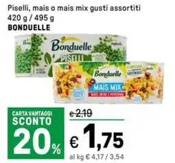 Iper La Grande Piselli, mais o mais mix BONDUELLE offerta