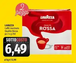 Famila Superstore LAVAZZA Caffè macinato Qualità Rossa offerta