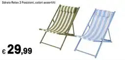 Iper La Grande Sdraio Relax 3 Posizioni offerta