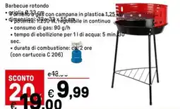 Iper La Grande Barbecue rotondo offerta