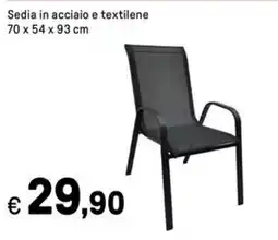 Iper La Grande Sedia in acciaio e textilene offerta