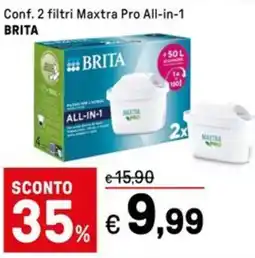 Iper La Grande Conf. 2 filtri Maxtra Pro All-in-1 BRITA offerta