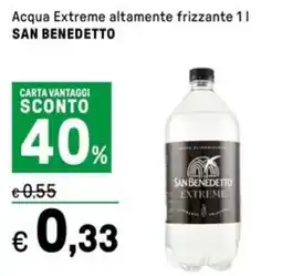 Iper La Grande Acqua Extreme altamente frizzante SAN BENEDETTO offerta