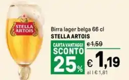 Iper La Grande Birra lager belga STELLA ARTOIS offerta