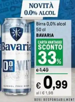 Iper La Grande Birra 0,0% alcol BAVARIA offerta