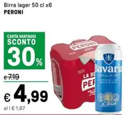 Iper La Grande Birra lager PERONI offerta