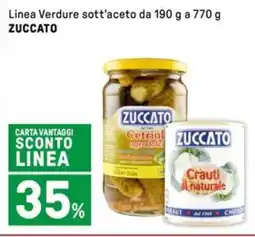 Iper La Grande Linea Verdure sott'aceto ZUCCATO offerta