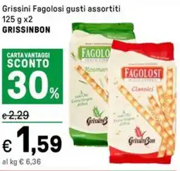 Iper La Grande Grissini Fagolosi GRISSINBON offerta