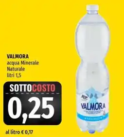 Famila Superstore VALMORA acqua Minerale Naturale offerta