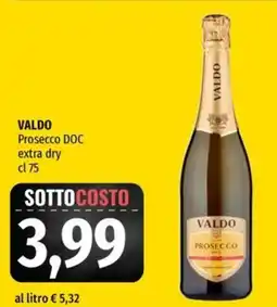 Famila Superstore VALDO Prosecco DOC extra dry offerta