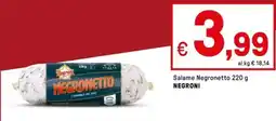 Iper La Grande Salame Negronetto NEGRONI offerta