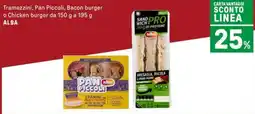 Iper La Grande Tramezzini, Pan Piccoli, Bacon burger o Chicken o Chicken burger ALBA offerta