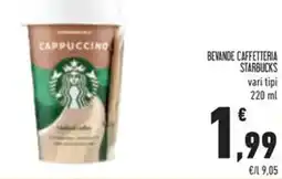 Conad Bevande caffetteria STARBUCKS offerta