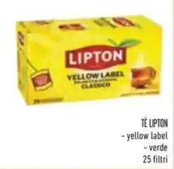 Conad TÈ LIPTON -yellow label - verde offerta