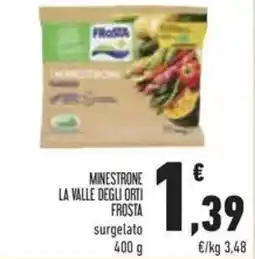 Conad Minestrone la valle degli orti FROSTA offerta