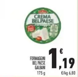 Conad Formaggini bel paese GALBANI offerta