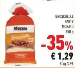 Conad Bruschelle party MORATO offerta